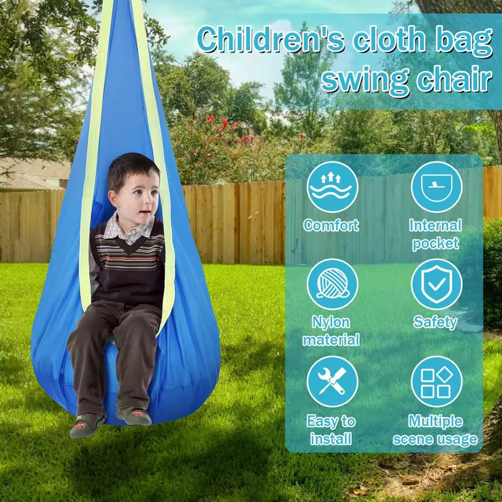 Kids Outdoor Swing - Cadeira Suspensa Infantil em Nylon com