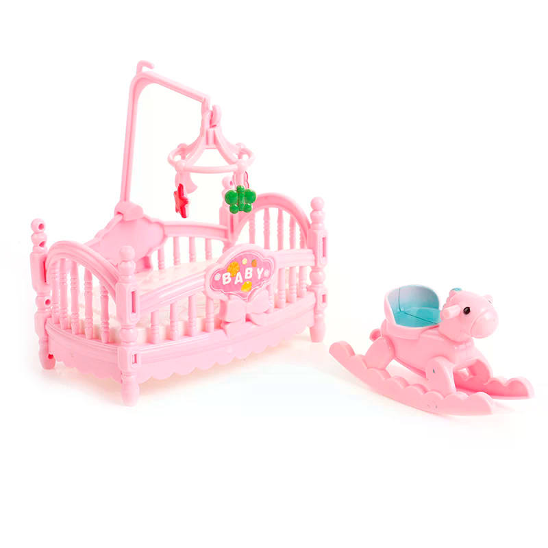 Kids Outdoor Table And Chair Set - Conjunto de Berço Miniatura de Madeira