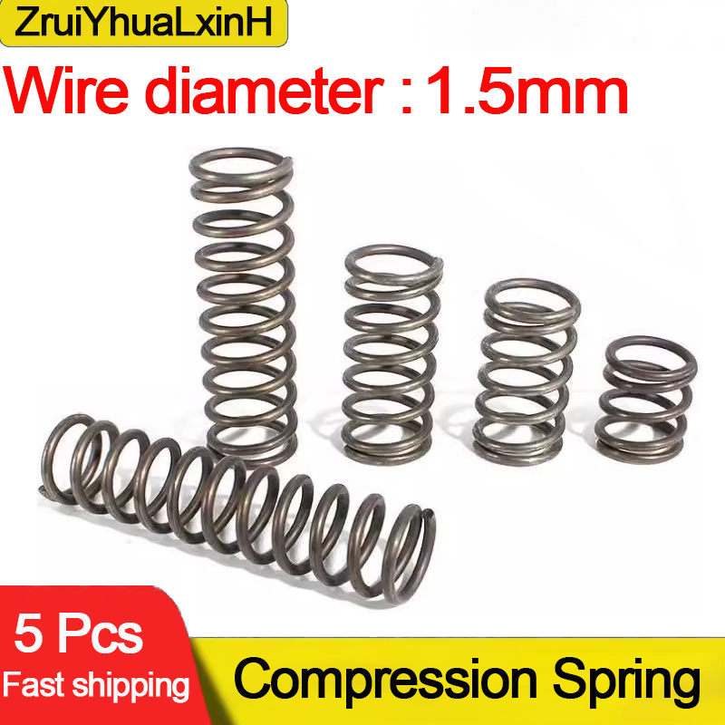 5 Pçs/lote 1.5mm 65MN Aço Micr - Mini Trampoline Spring avaliação e preço
