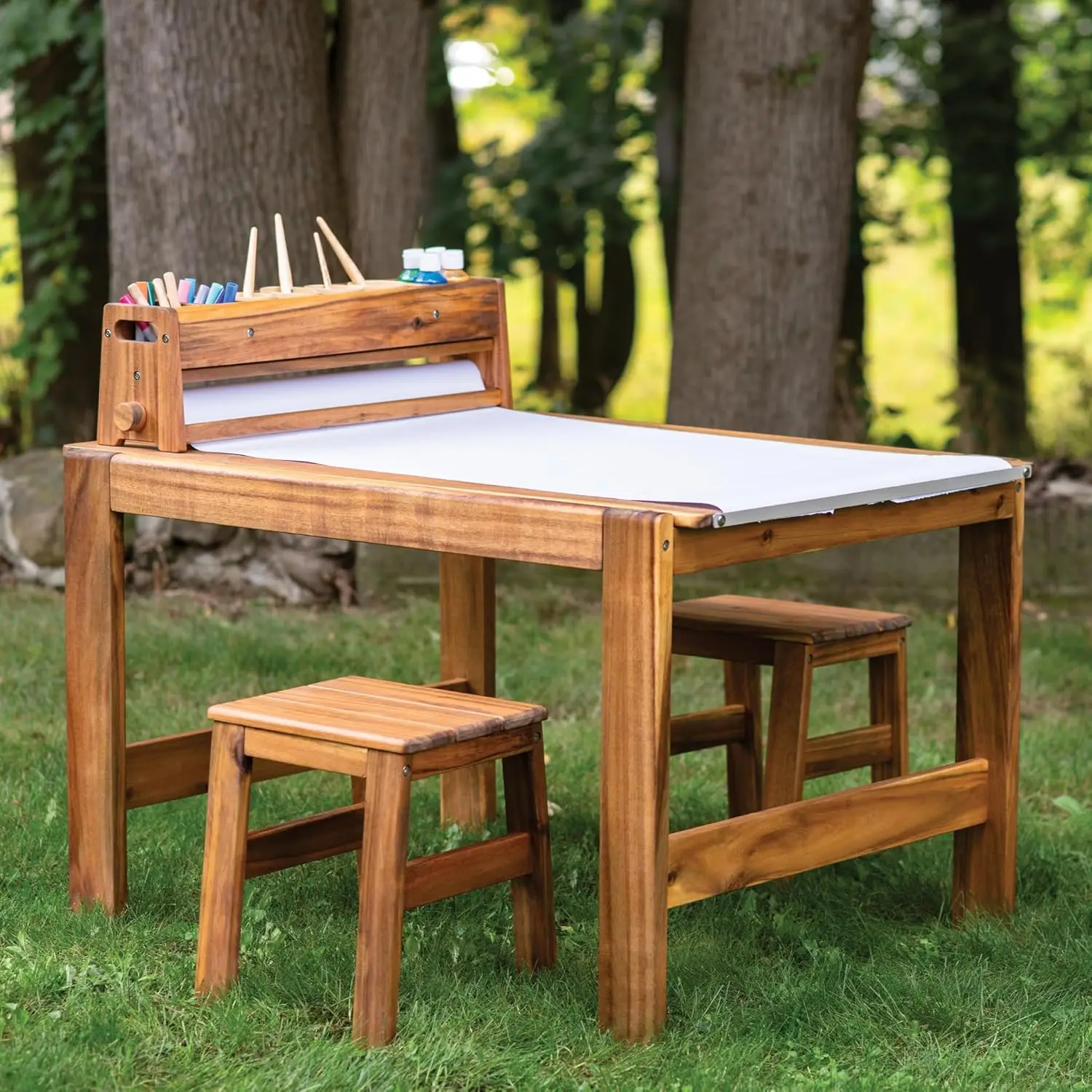 Conjunto de Mesa e Banqueta Ac - Kids Outdoor Table And Chair Set avaliação e preço