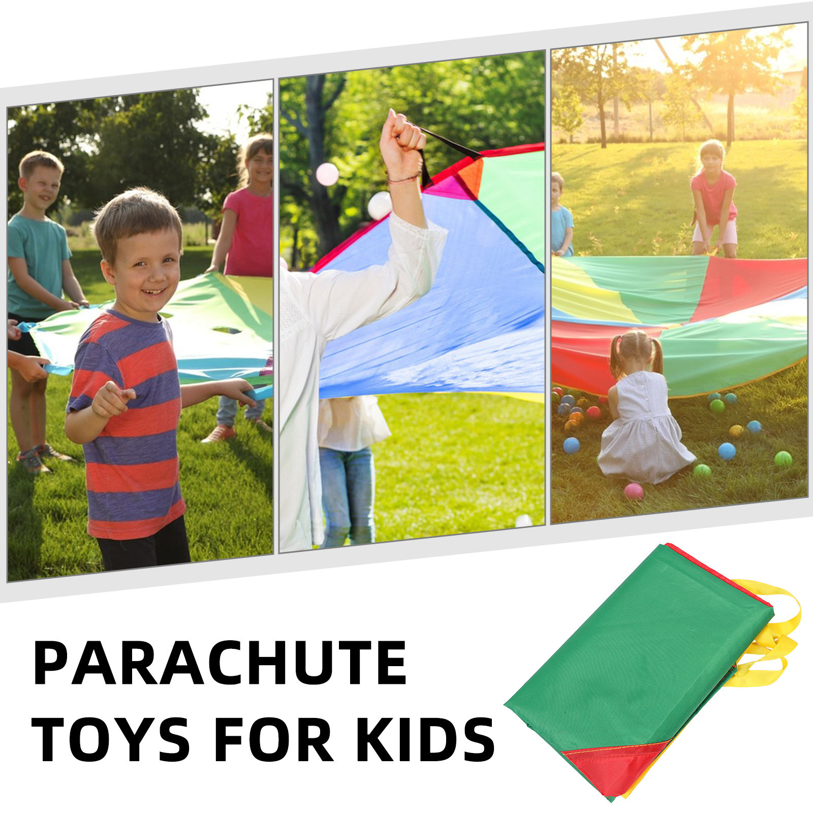 Paraquedas Arco-Íris para Cria - Kids Outdoor Play avaliação e preço