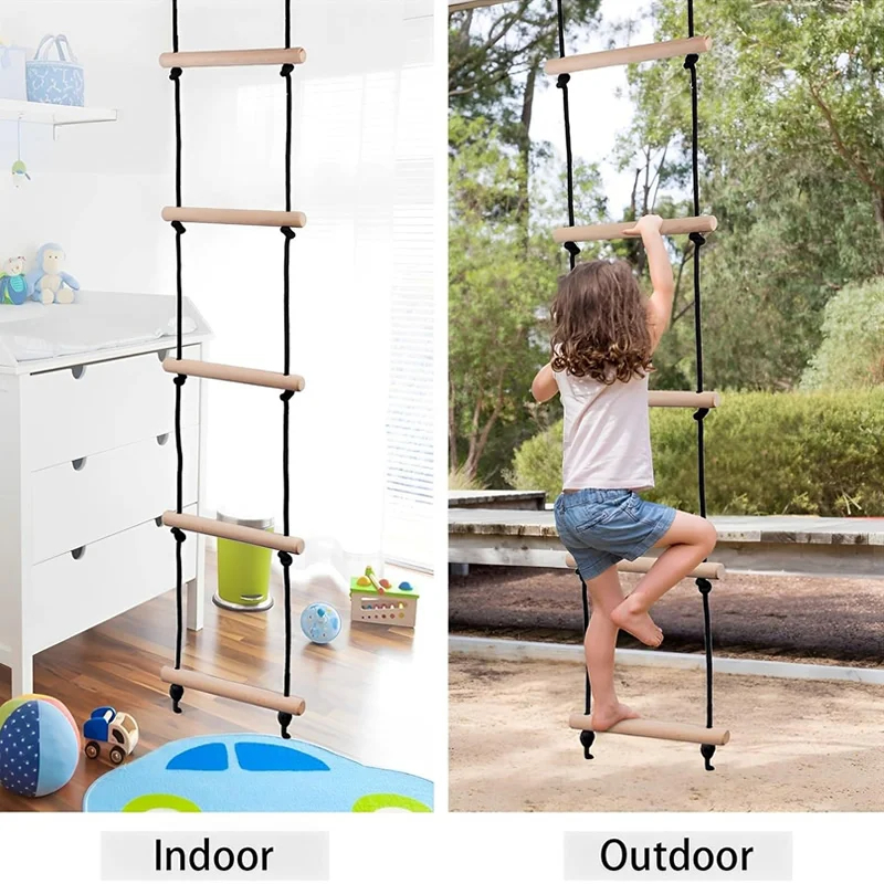 Crianças escalada corda escada - Kids Outdoor Swing avaliação e preço
