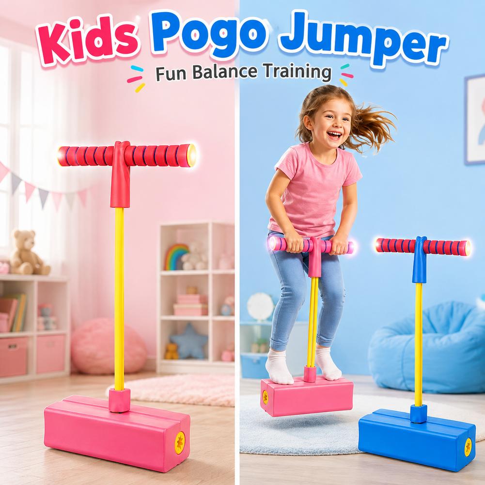 Pogo Stick de Espuma para Cria - Kids Outdoor Jumping Toys avaliação e preço