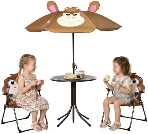 Conjunto de Mesa e Cadeiras pa - Kids Outdoor Table And Chair Set avaliação e preço