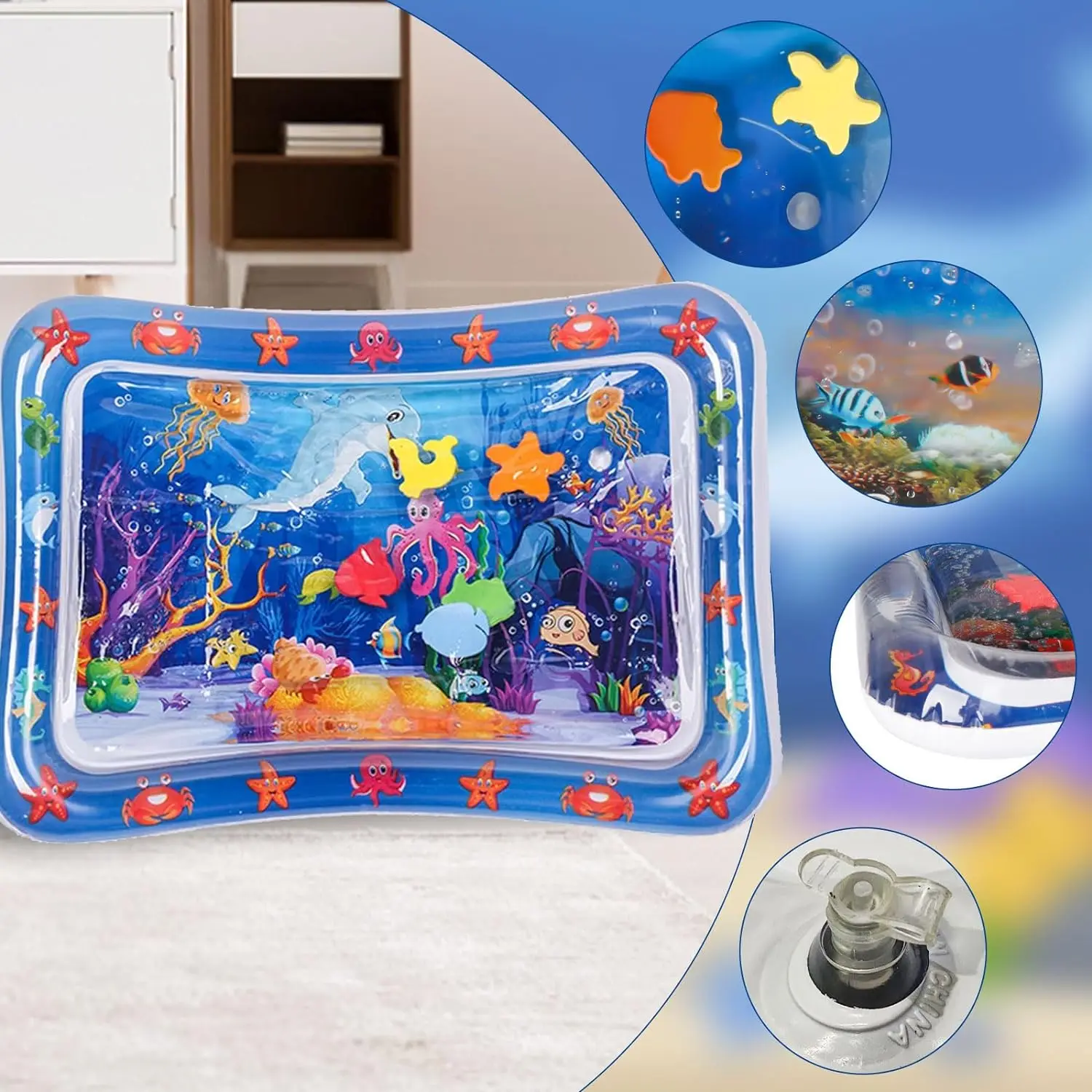 Tapete Inflável de Animais Mar - Slip Slide Water Mat avaliação e preço