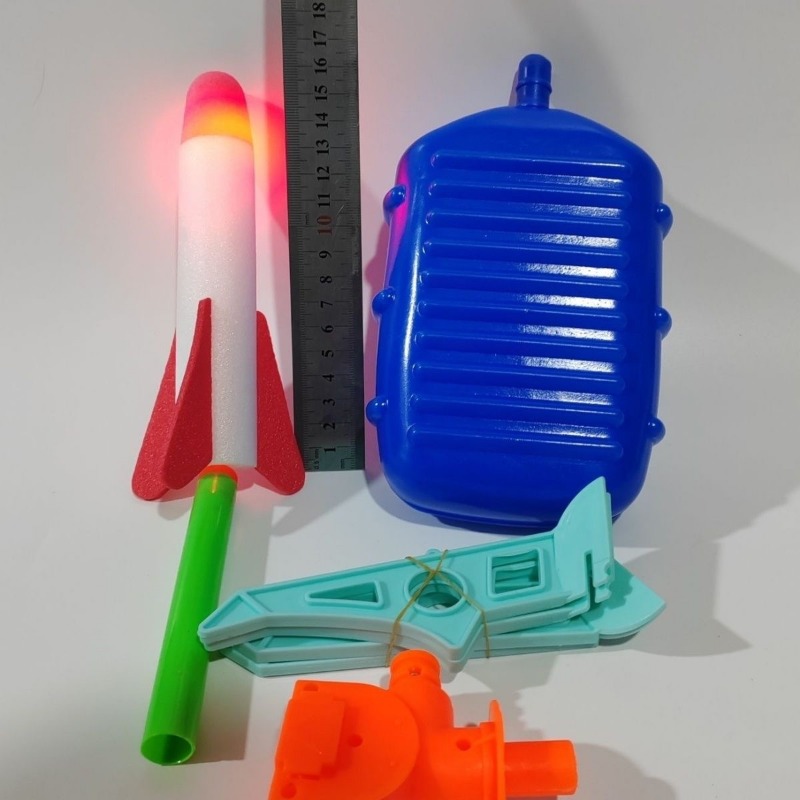 Criança ar foguete pé bomba la - Kids Outdoor Jumping Toys avaliação e preço