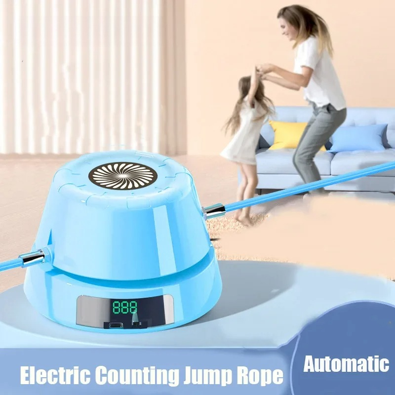 Máquina de Pular Corda Elétric - Kids Outdoor Jumping Toys avaliação e preço