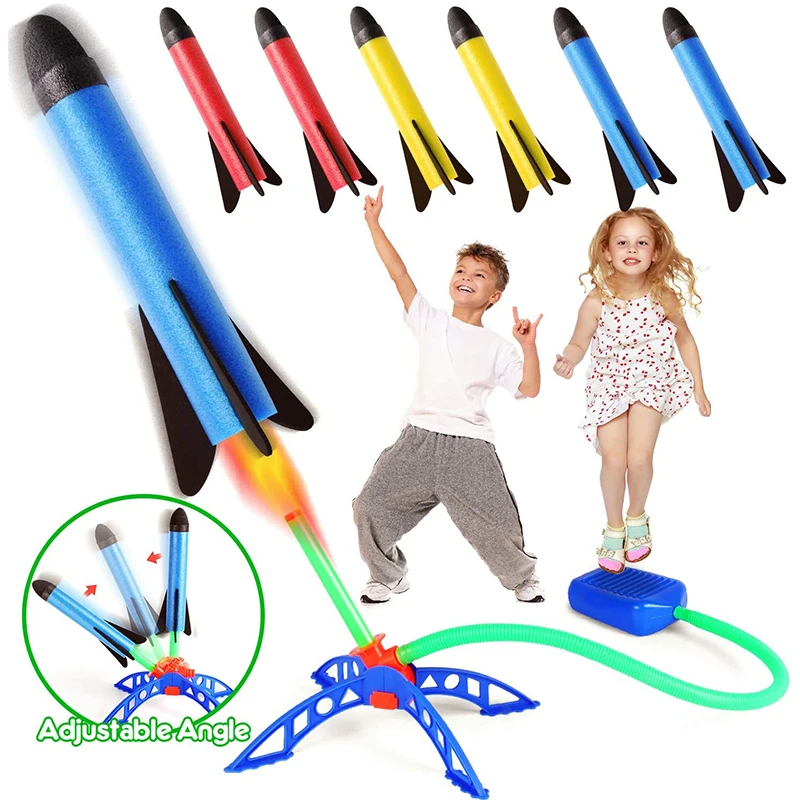 Brinquedo Lançador de Foguetes - Kids Outdoor Jumping Toys avaliação e preço