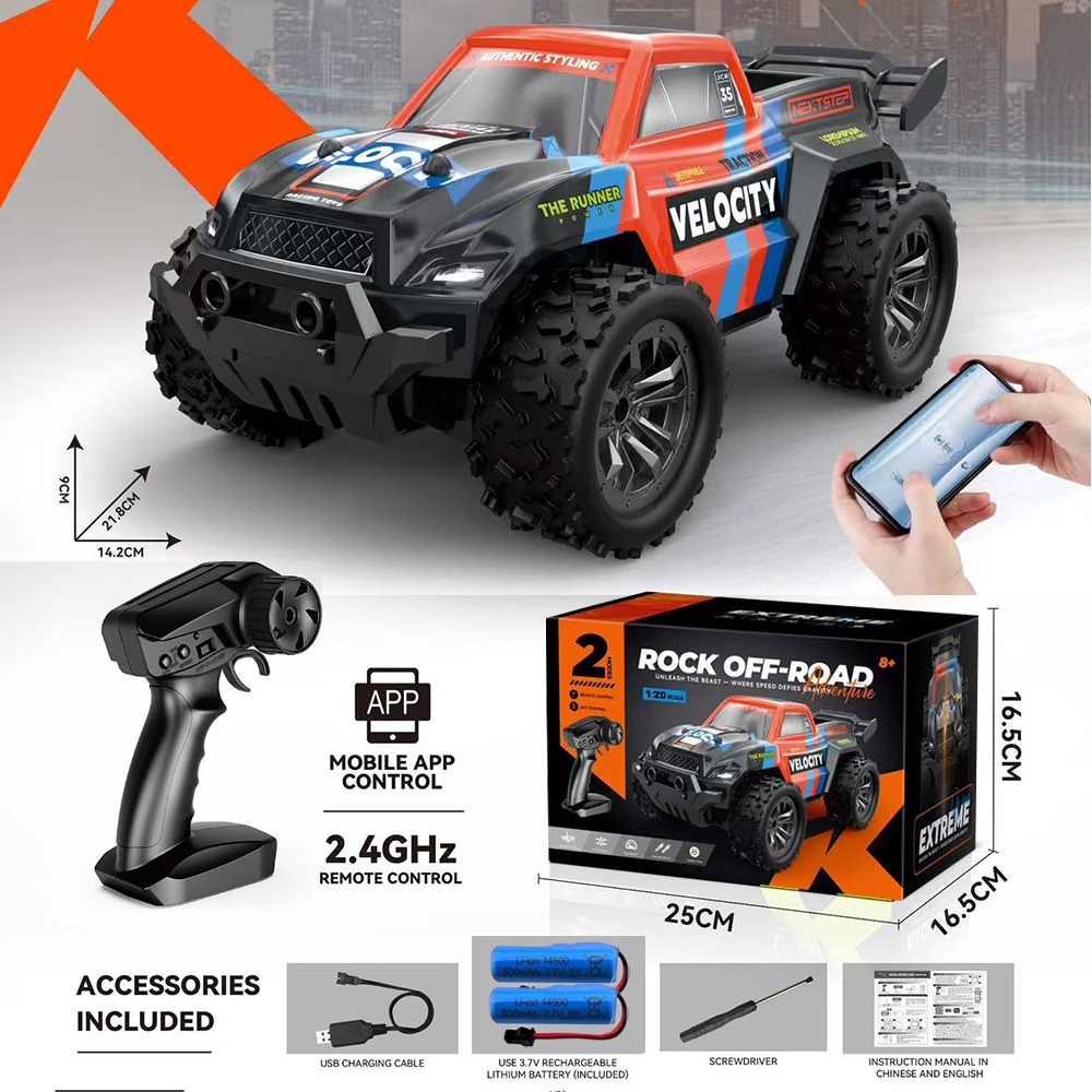 Caminhão Monstro RC 1:20 de Al - Kids Outdoor Dirt Toys avaliação e preço