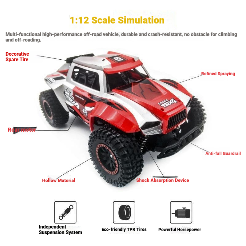Caminhão RC 2.4G de Pista Curt - Kids Outdoor Dirt Toys avaliação e preço