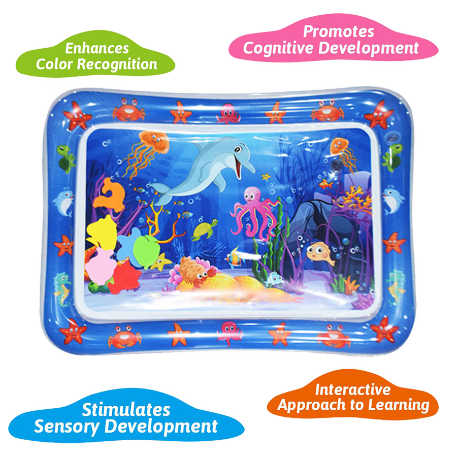 Inflável Baby Water Play Mat,  - Slip Slide Water Mat avaliação e preço