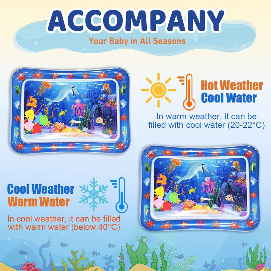 Inflável Baby Water Play Mat,  - Slip Slide Water Mat avaliação e preço