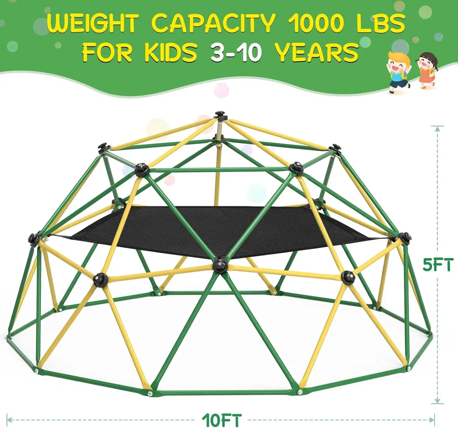 GIKPAL Cúpula de Escalada, Cúp - Kids Outdoor Dome Climber avaliação e preço