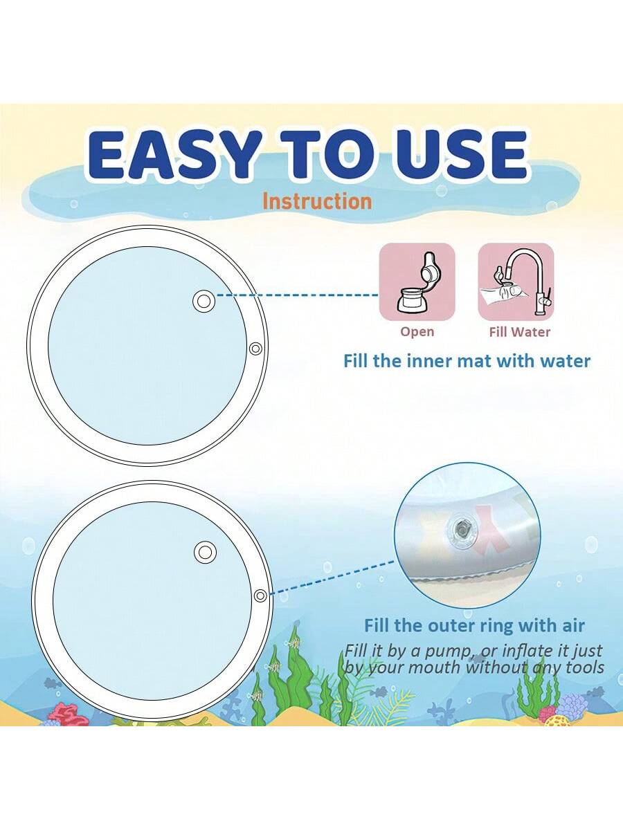 Tapete de água para bebês, alm - Slip Slide Water Mat avaliação e preço